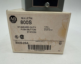 Allen Bradley 800S-2SA START/STOP Type 1 Push Button Station New