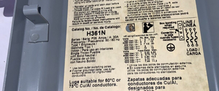 Square D H361N Used