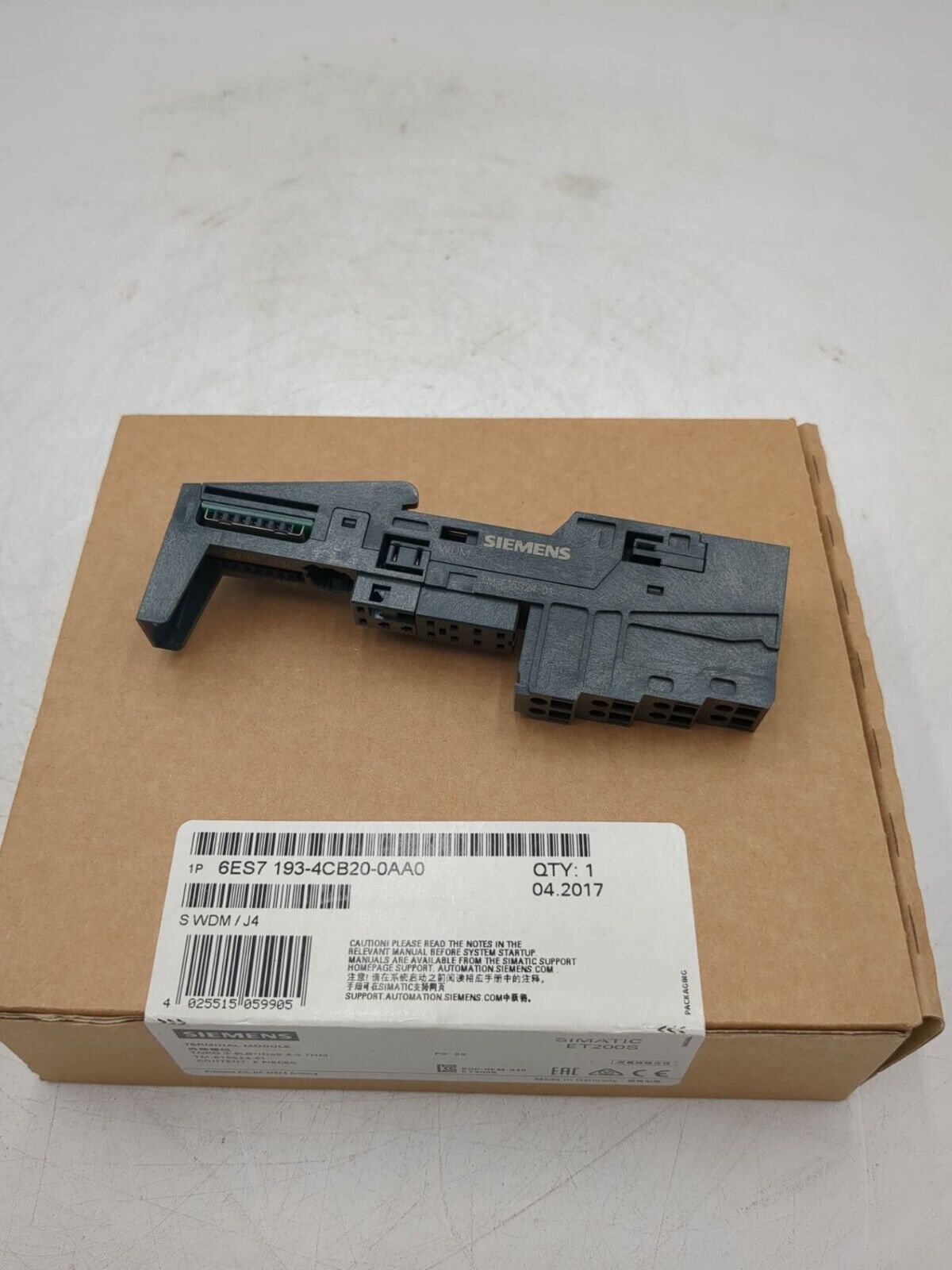 Siemens 6ES7193-4CB20-0AA0 New