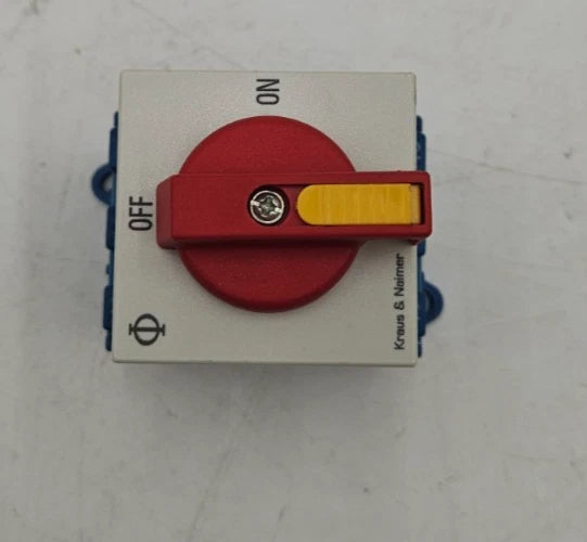KRAUS & Naimer KG20A.K300 USA001.VE2 Disconnect Switch 25A 3P 600V 25 Amp Used