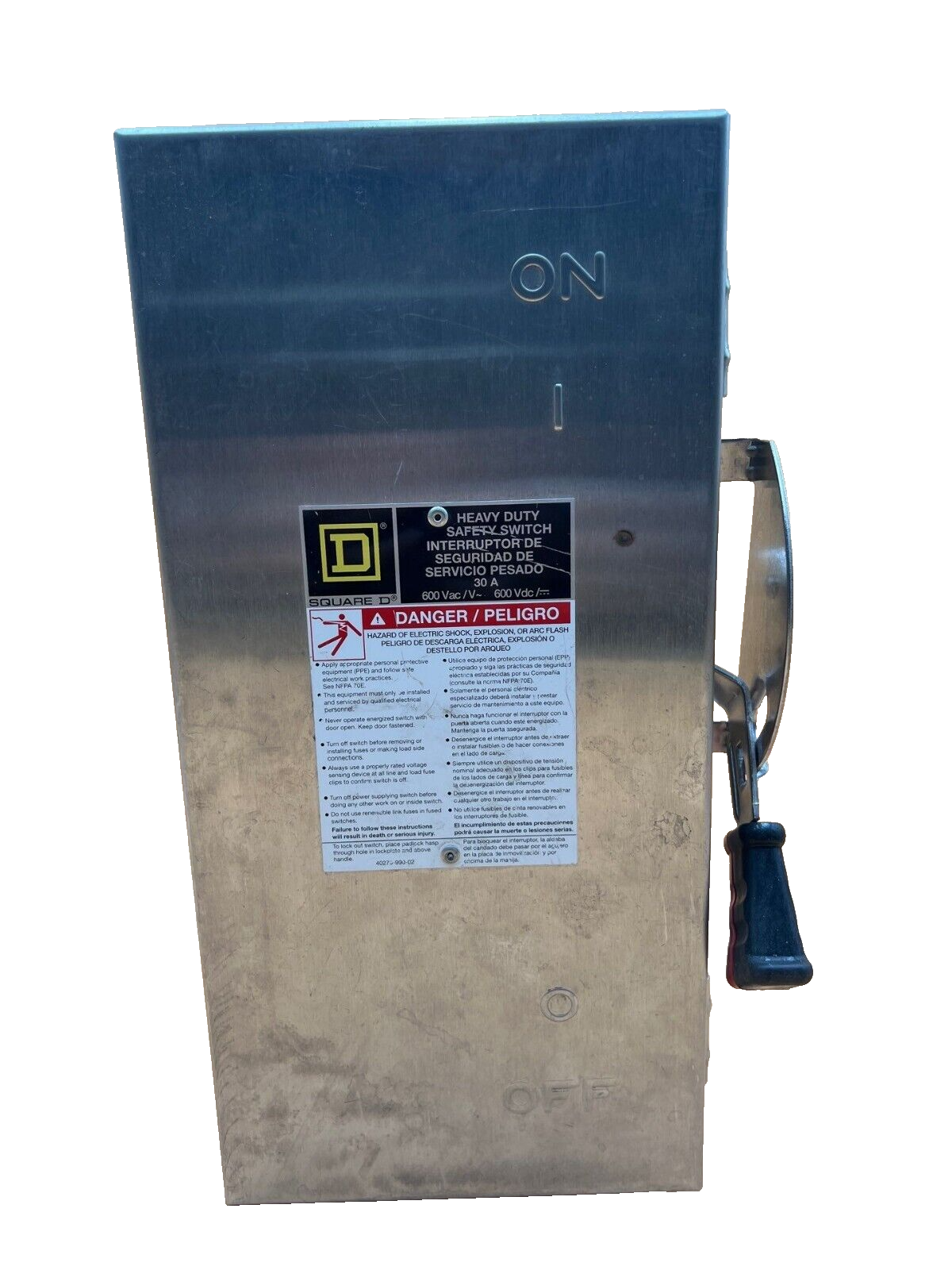 Square D HU361DS Used