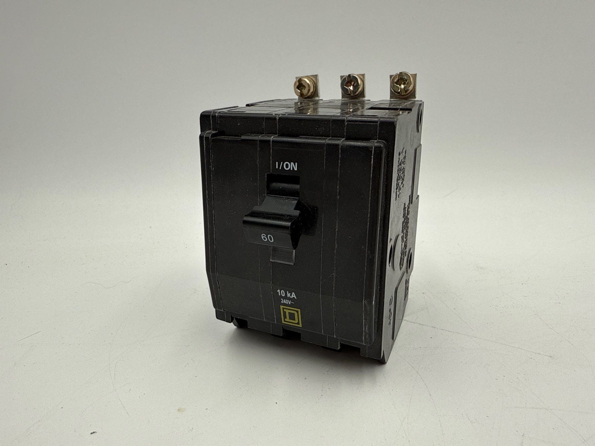 Square D QOB360 Circuit Breaker 60A 3P 240V 3PH QOB 60 Amp 3 Pole Bolt On Used