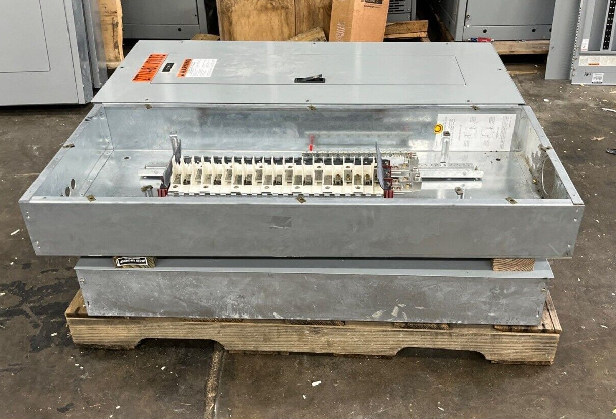 CH PRL2A Panelboard 225A 277/480V 4W 3PH Indoor Encl MLO YS2048 42 Circuit P593 Used