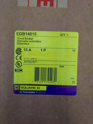 Square D EGB14015 Used