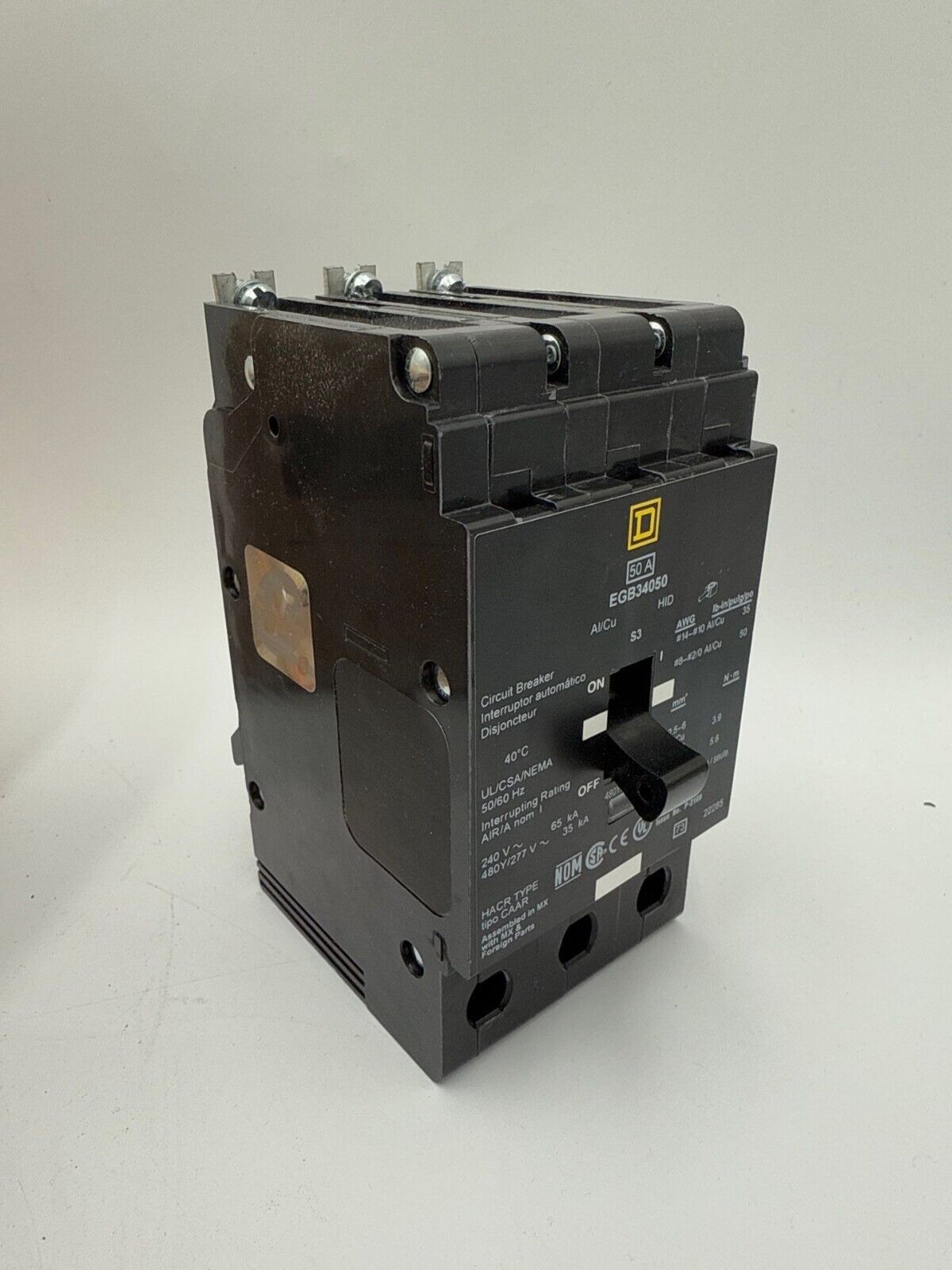 Square D EGB34050 New