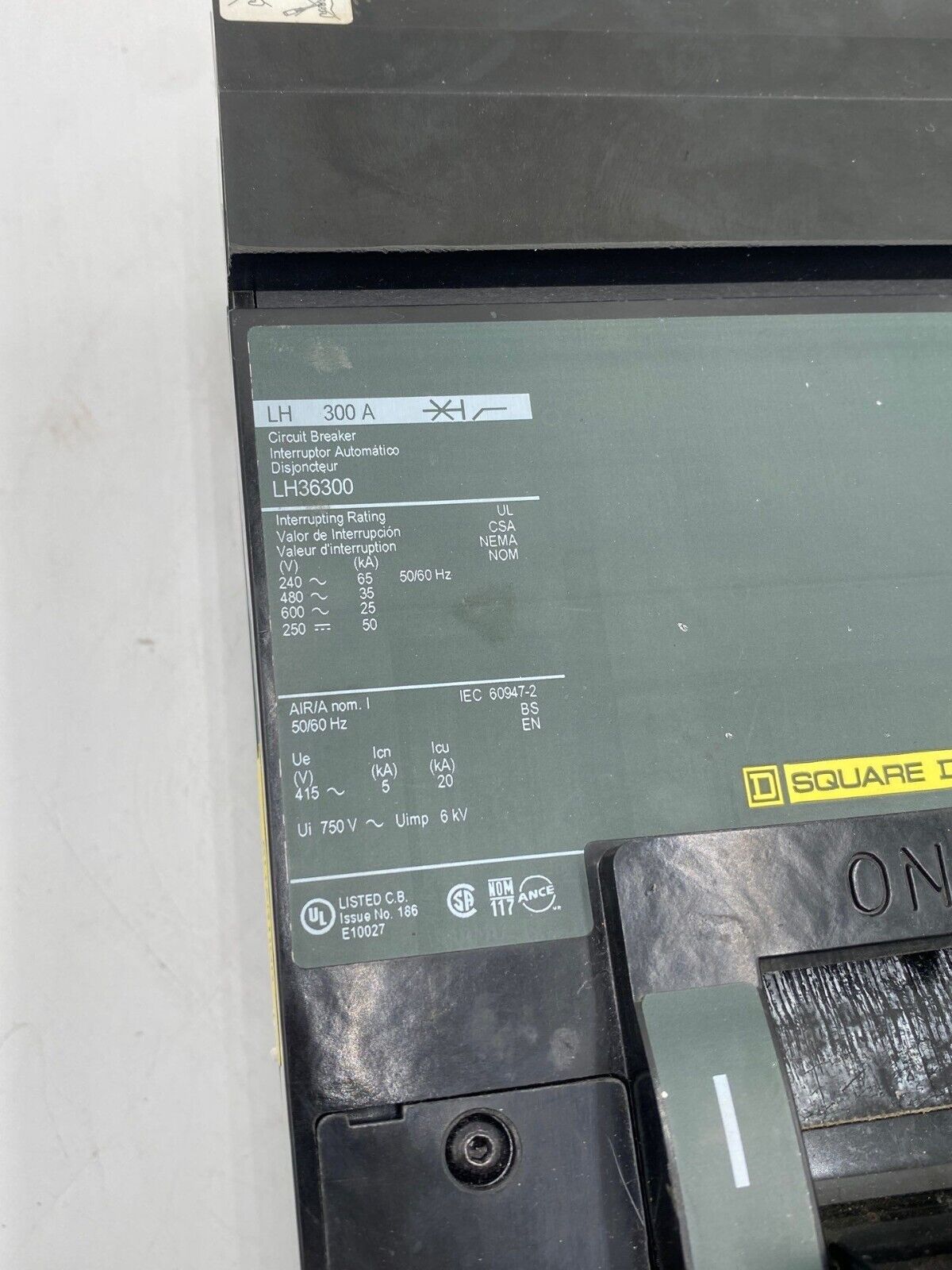 Square D LH36300 Used