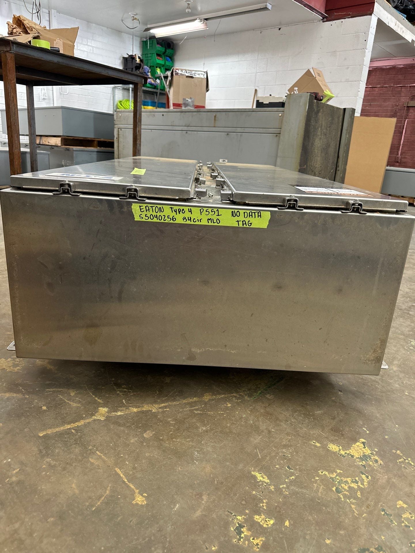 Eaton PRL4 Panelboard MLO S5040256 4X Enclosure