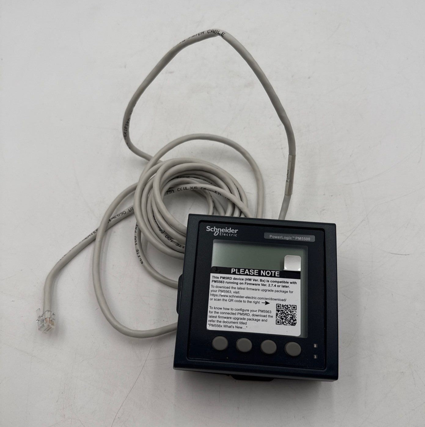 Schneider Electric METSEPM5RD PM5500 Power Logic Meter Display Used