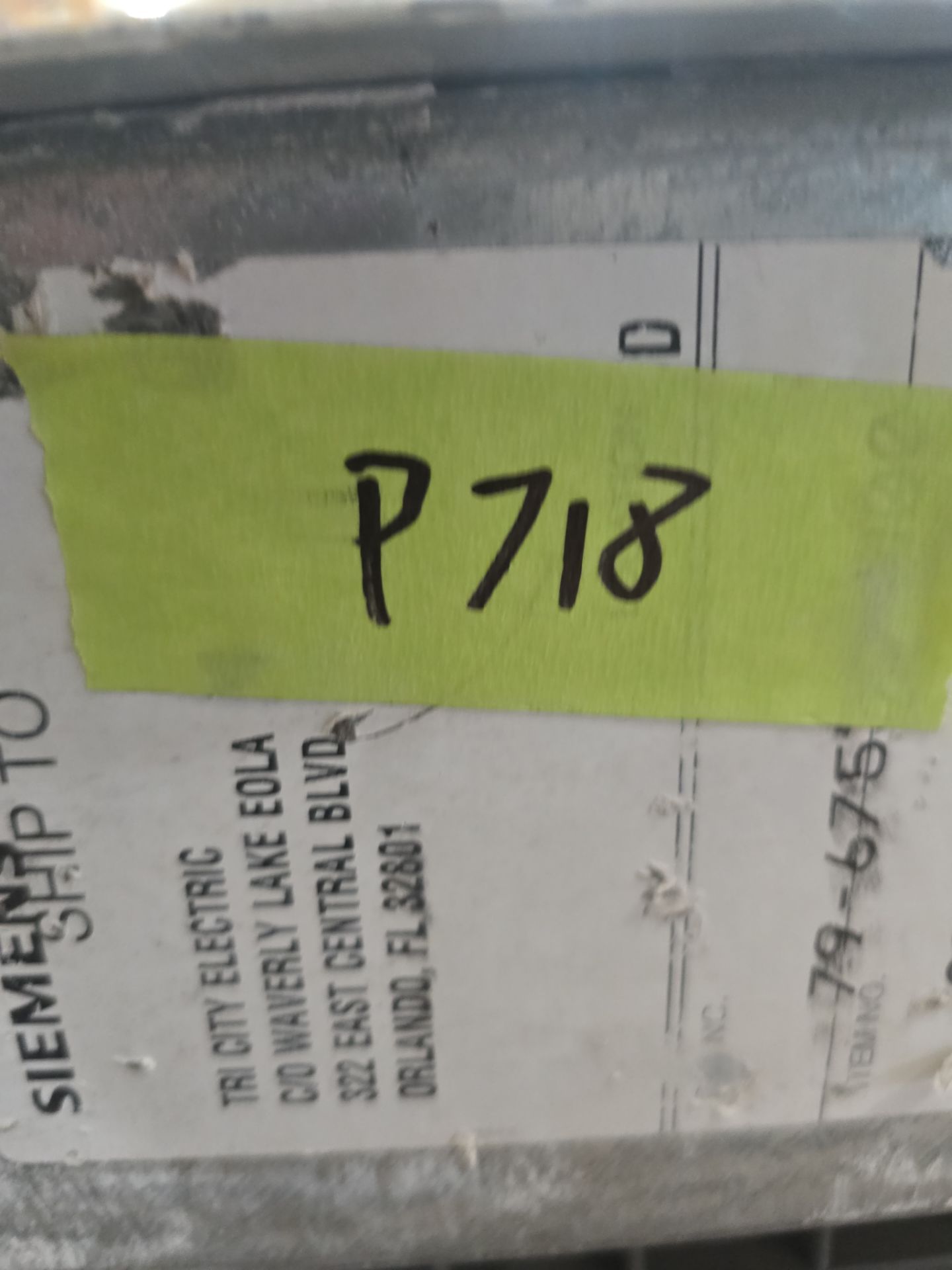 Siemens P1 P1C42QH225ATF Panelboard 225A 208/120V 3PH 4W 225 Amp Panel 42Cir MCB Used