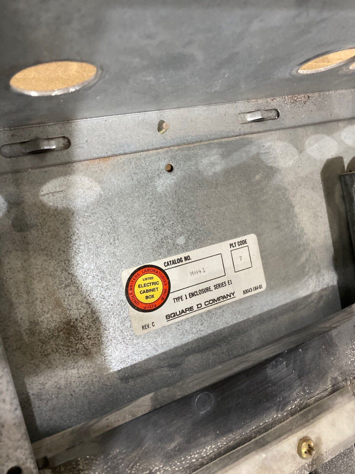 Square D NQOD Panelboard 100A 208/120V 3PH 4W 42 Circuit Indoor Encl MCB QOB3100 P648 Used