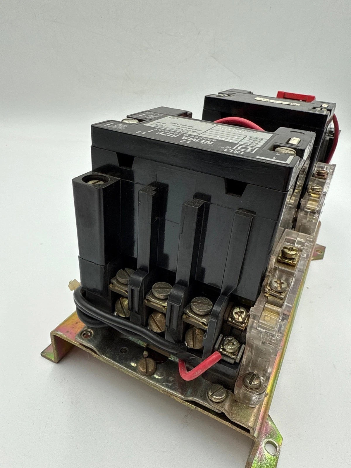 Square D 8736SC07 NEMA Size 1 Reversing Starter Coil 110/120V 27A 3P 600V 10HP Used