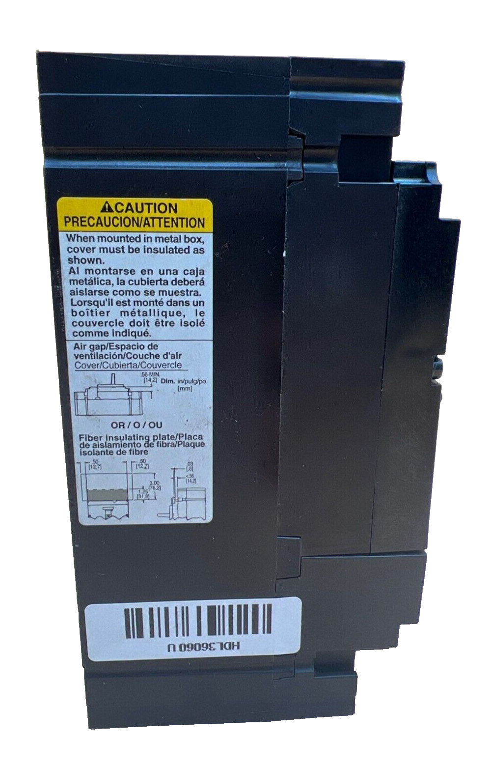 Square D HDL36060ABUAYP Used