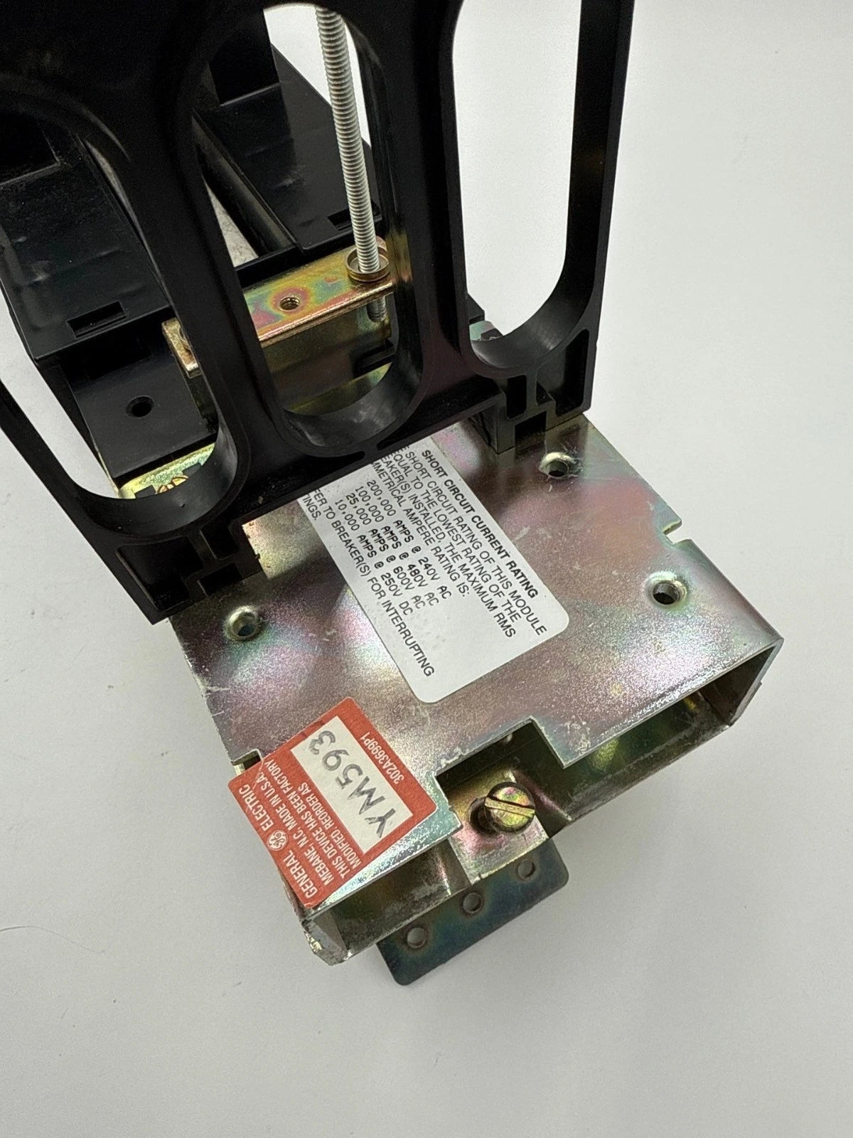 GE AMC6EB APN Circuit Breaker Module 300A 600V Max 6 Pole Spectra Series Model 1 Used