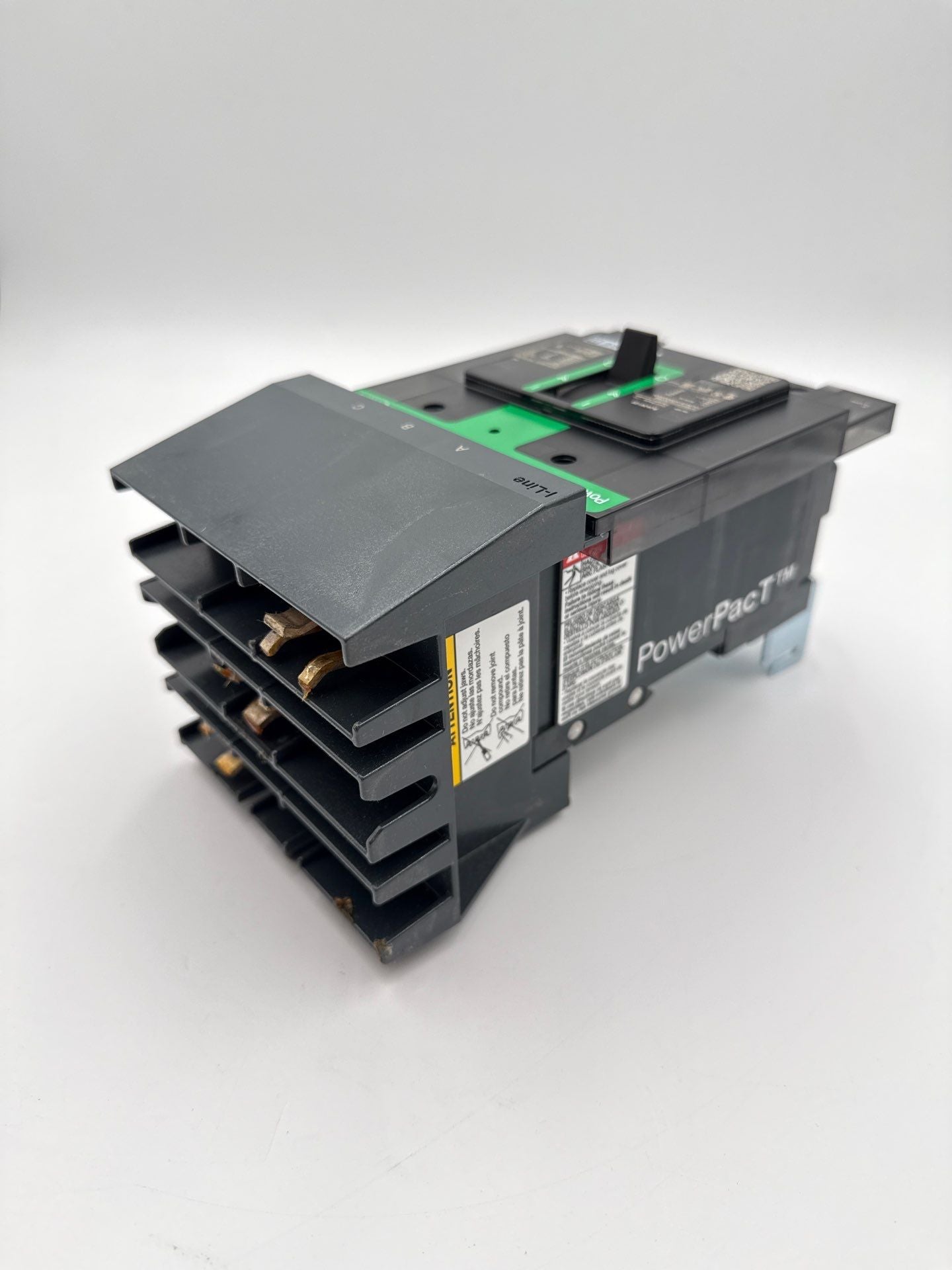 Square D BJA36125 I-Line Circuit Breaker 125A 3P 600V PowerPact 125 Amp 3 Pole Used