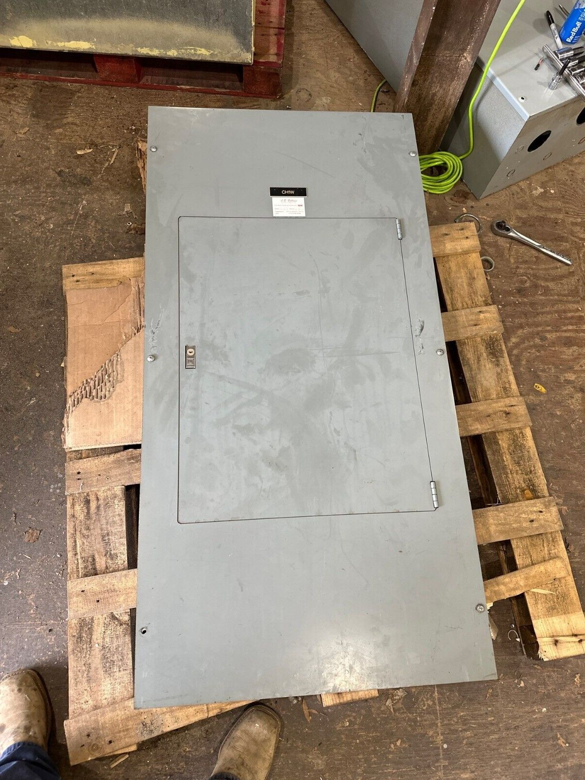 Square D I-Line Panelboard 225A 480Y/277V 3PH 18 Circuit MLO Panel Indoor Encl P480 Used