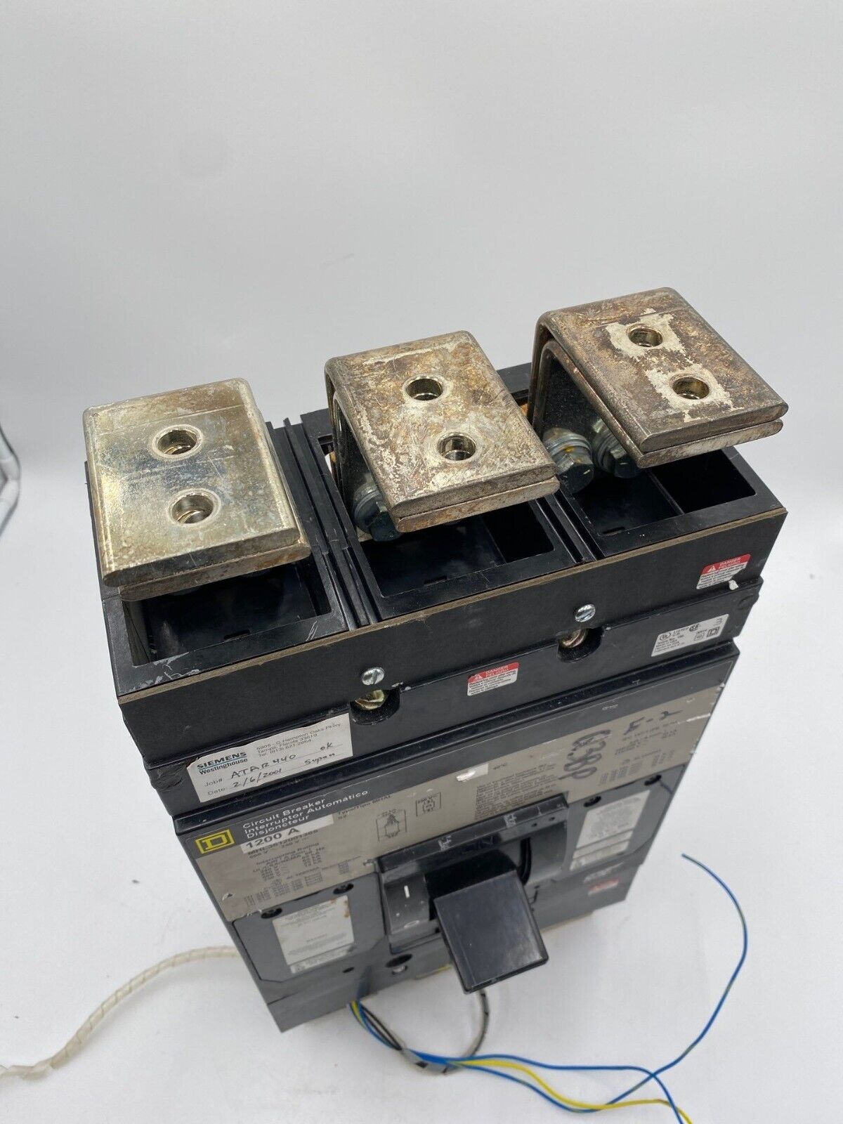 Square D MHL3612001386 Used