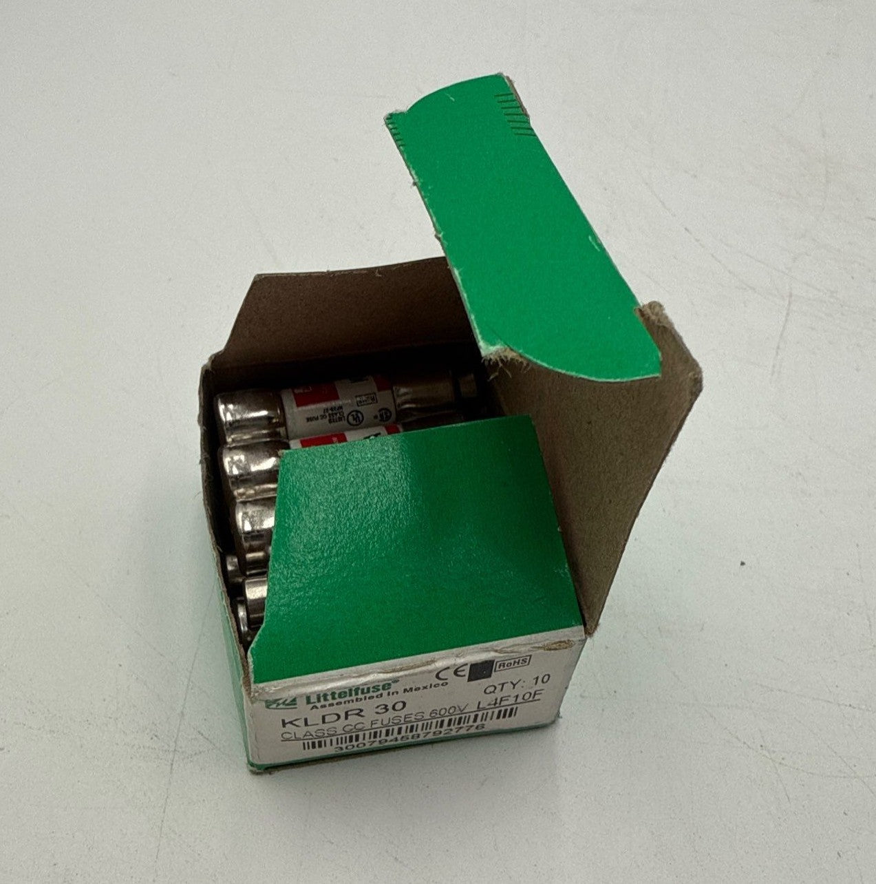 10PC Littelfuse KLDR-30 KLDR30 KLDR 30A 600Vac Time Delay Fuse Lot of 10 New