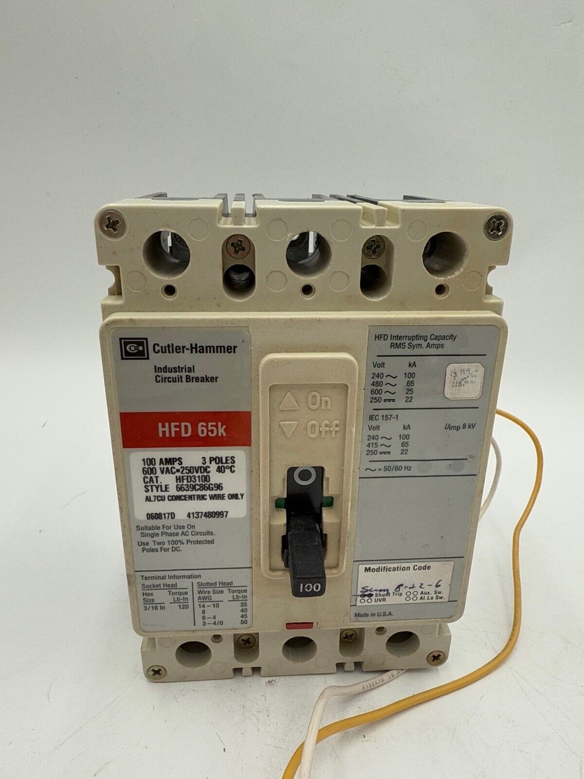 Eaton HFD3100 Used