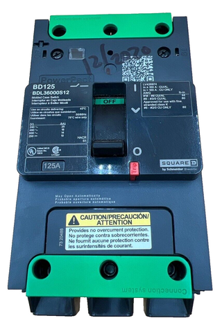 Square D BDL36000S12 Used