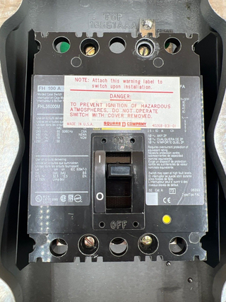 Square D H60XFA New