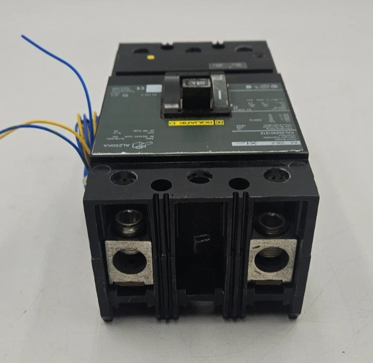 Square D KAL262001212 Circuit Breaker 200A 2P 600V KAL 200 Amp 2 Pole w/ AUX Used