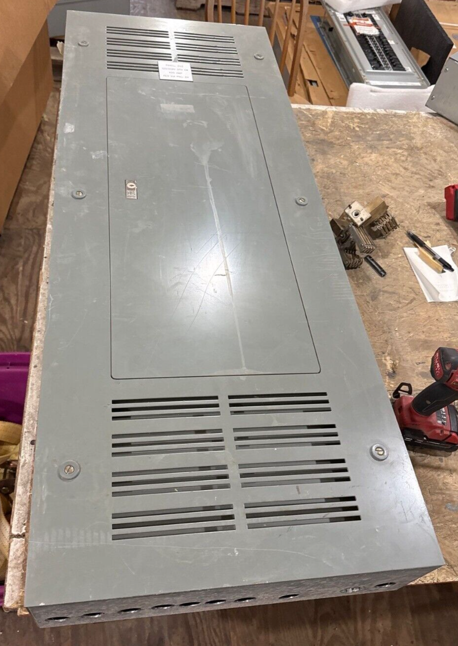 Square D NQOD Panelboard 400A 208/120V 3PH 4W 42 Circuit Indoor Encl MLO MH53 P624 Used