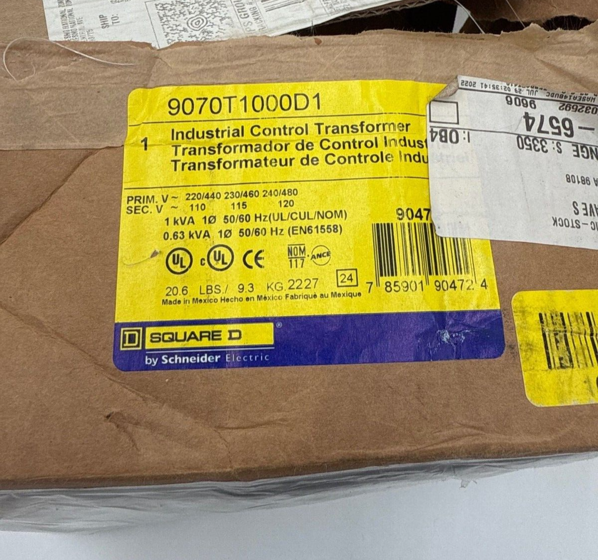 Square D 9070T1000D1 New