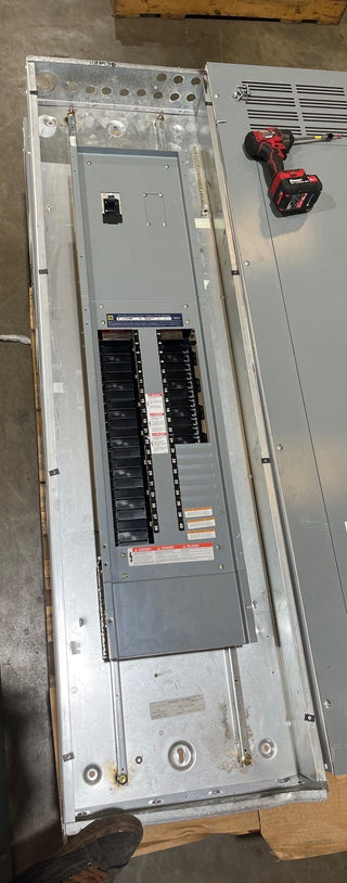 Square D NF Panelboard 600A 600/347V 3PH 42 Cir MLO Panel 600 Amp Subfeed Used