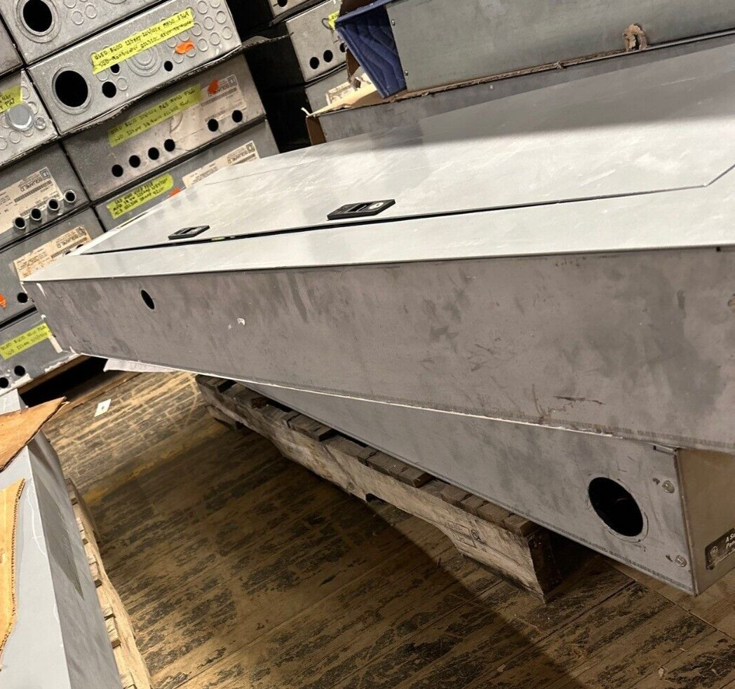 GE AQF3422ABX Panelboard 225A 208Y/120V 3PH 4W Indoor Encl MCB 42 Cir TQD32150 P014 Used