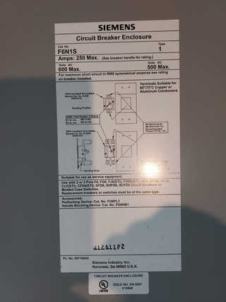 Siemens F6N1S New