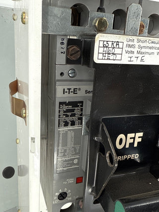 Siemens Model 95 225A 24" Feeder MCC Bucket HFD63B225 225 Amp Used