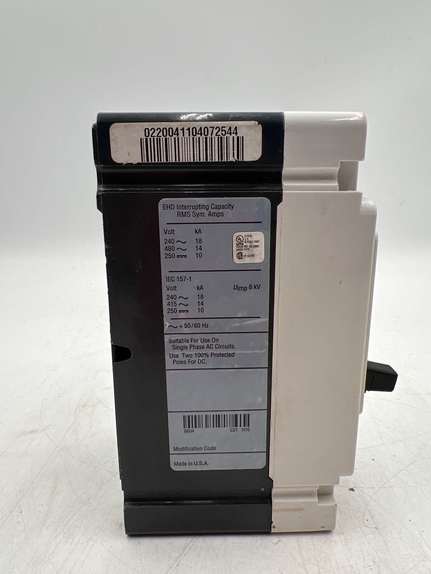 Cutler Hammer EHD2020L Used