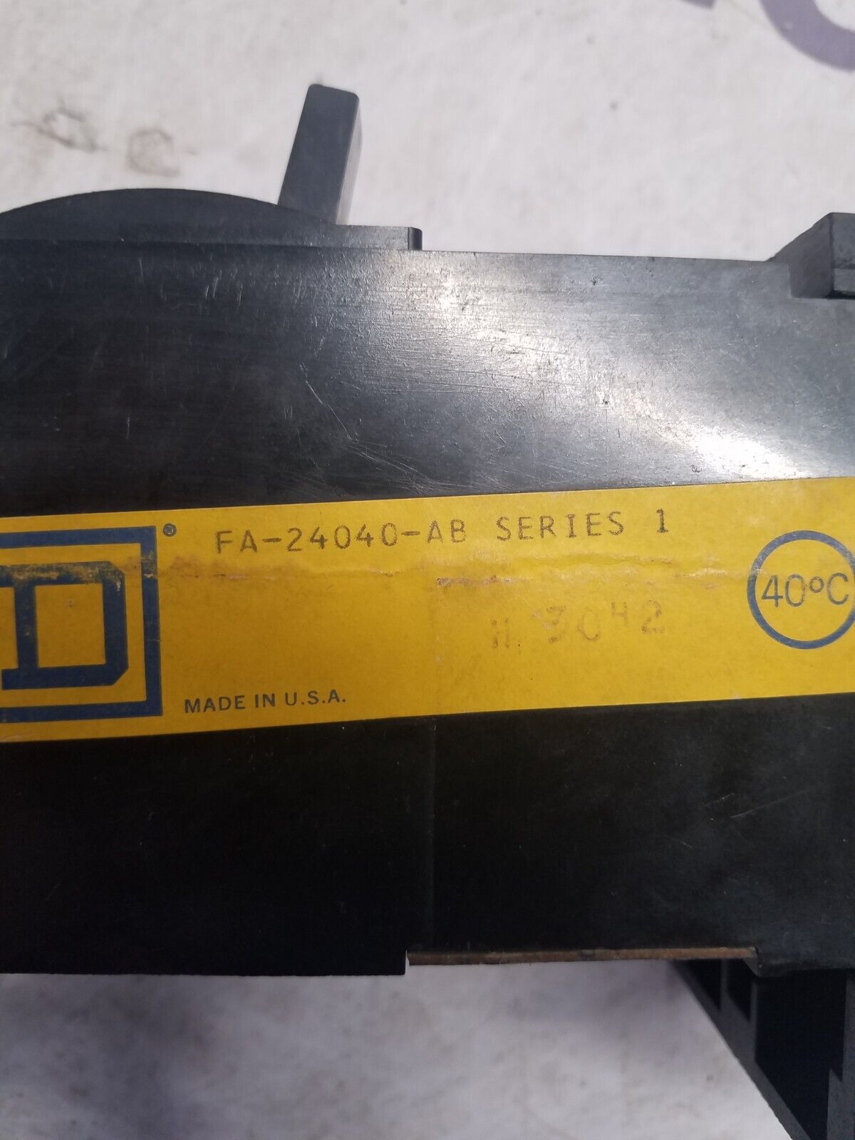Square D FA24040AB Used