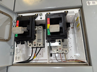 Eaton Freedom 2100 12" 20A Dual Twin Feeder MCC Bucket HFD3020 20 Amp Breaker Used