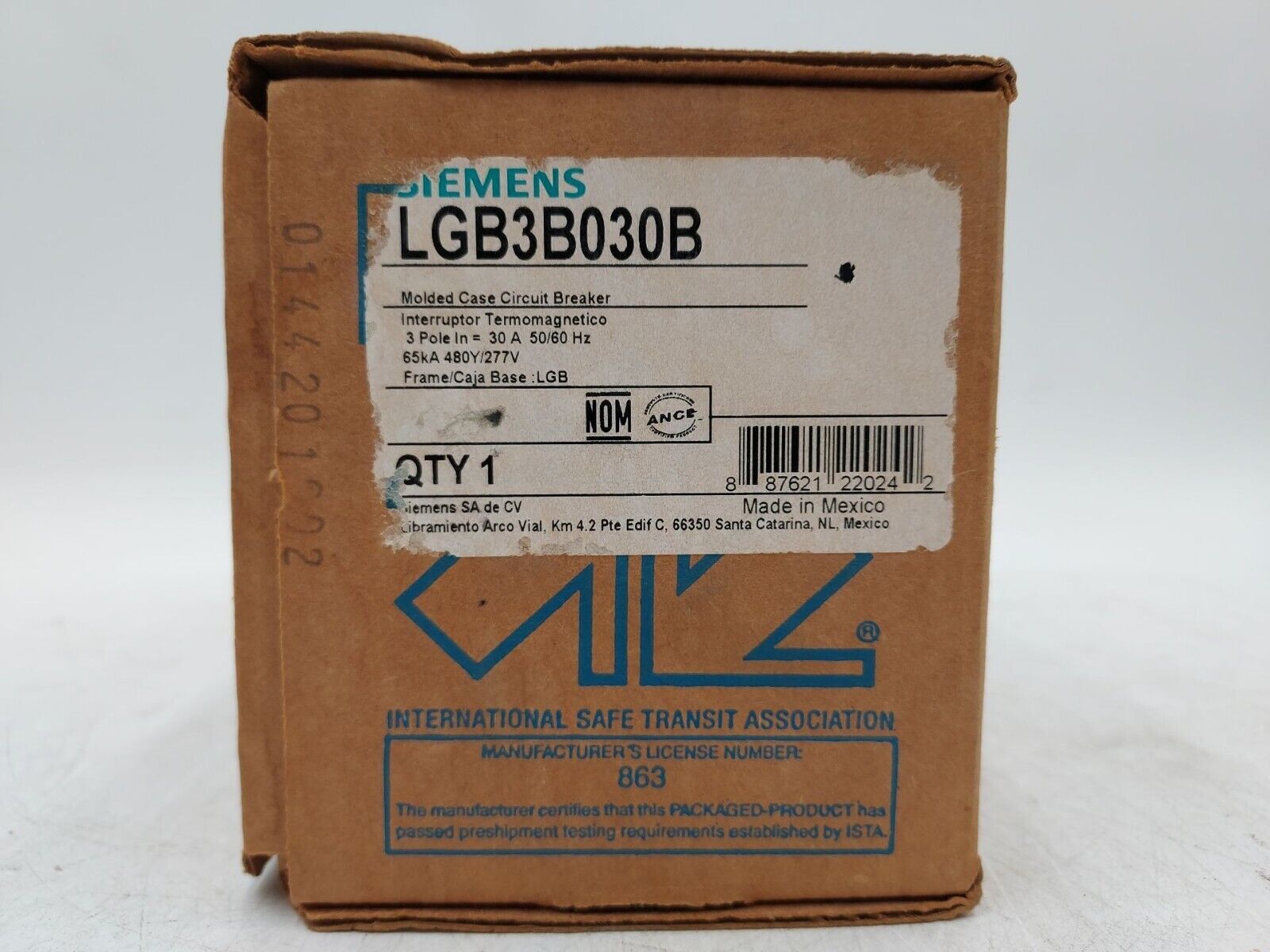 Siemens LGB3B030B New