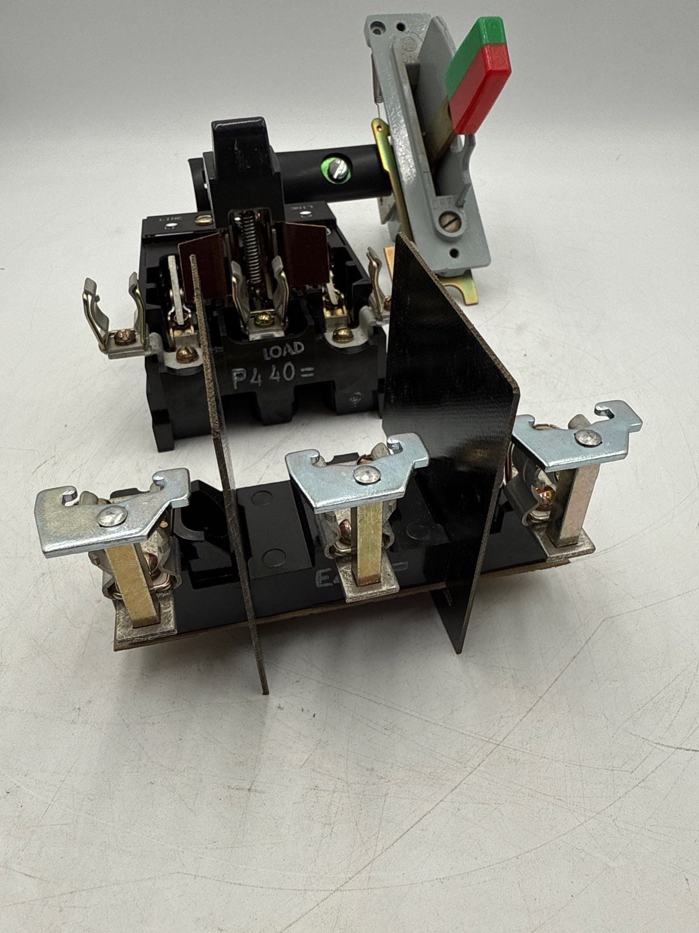 GE THMS31 Fusible QMR Disconnect Switch 30A 3P 600V With Handle Used