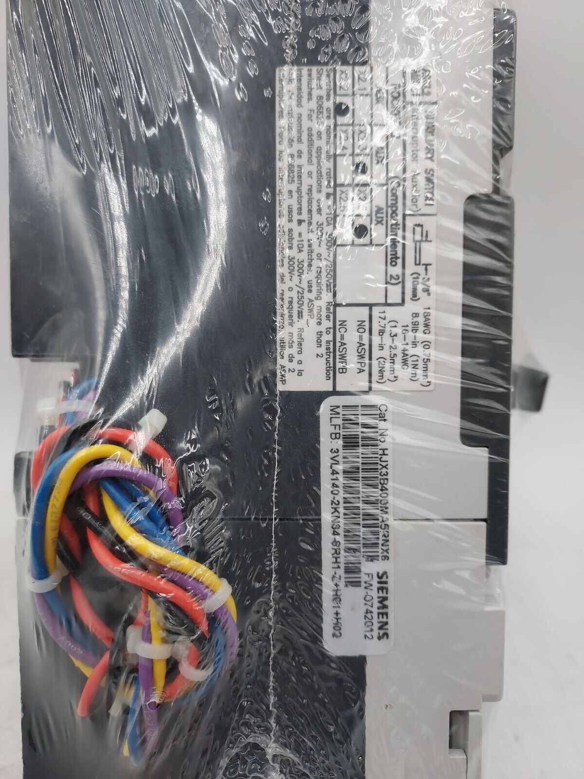 Siemens HJX3B400MA5RNX6 New