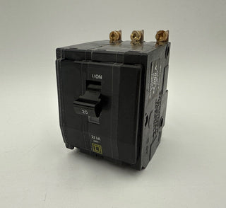 Square D QOB320VH Circuit Breaker 20A 3P 240V 22kA QOB 20 Amp 3 Pole New