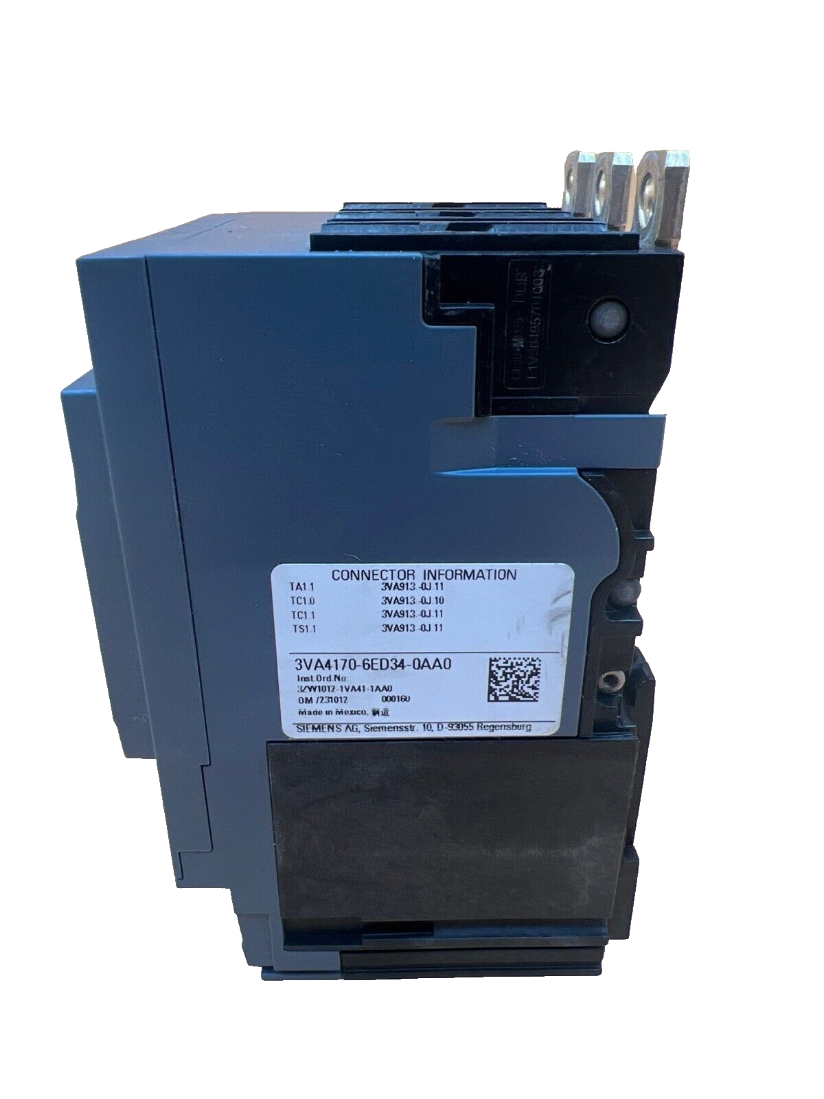 Square D 3VA4170-6ED34-0AA0 Used