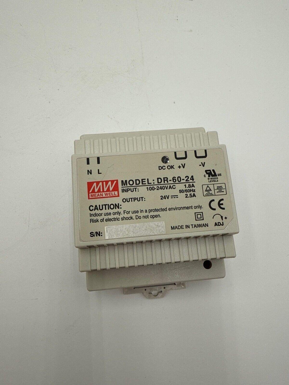 MEAN WELL DR-60-24 Used