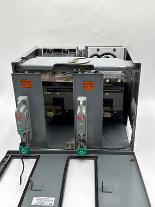Square D Model 6 12" Dual Twin 50A Feeder MCC Bucket FCP34050 Breaker 50Amp Used