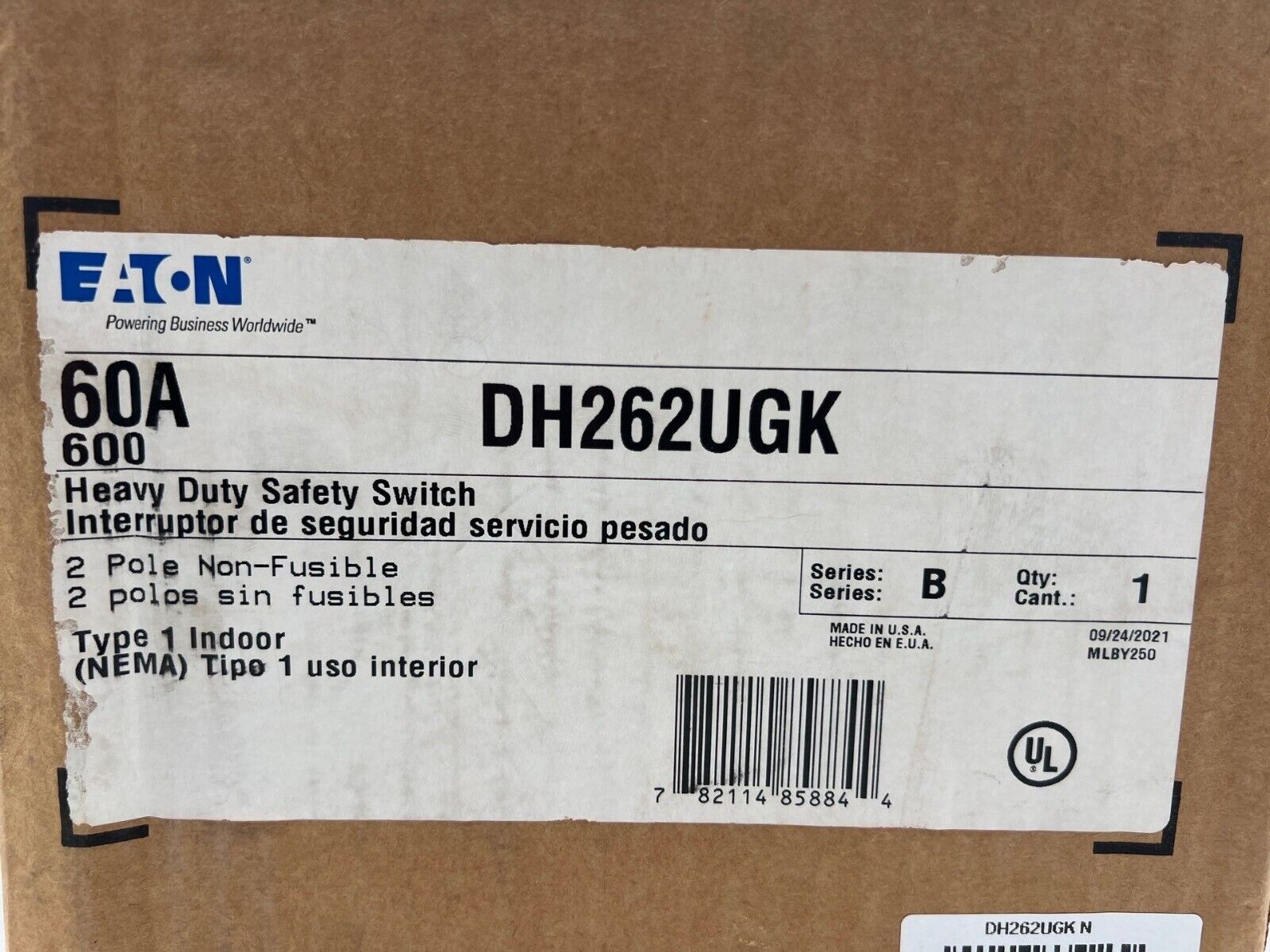 Eaton DH262UGK New