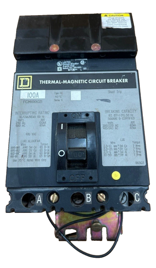Square D FC341001021 Used