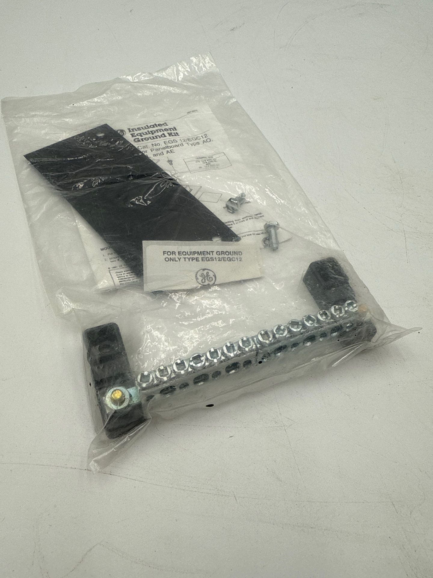 GE EGS 12/EGC12 Insulated Ground For Panelboard Type AQ AL and AE New