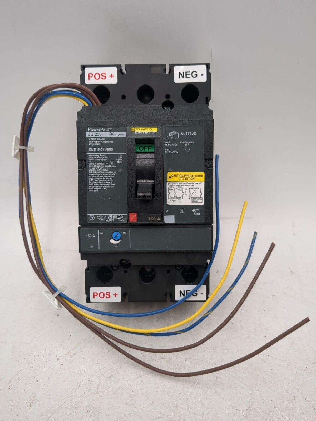 Square D JGL37150D81ABUO Used