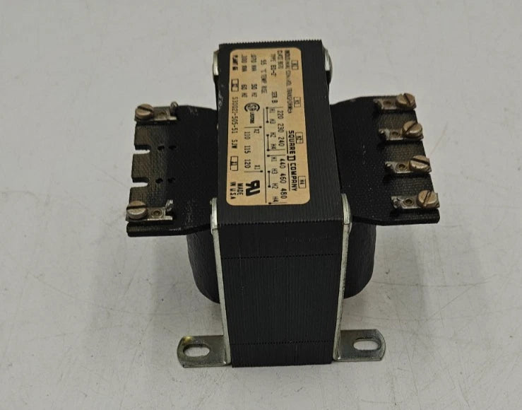 0.100kVA Square D S30021-505-51 Industrial Control Transformer CLASS 9070 480V Used