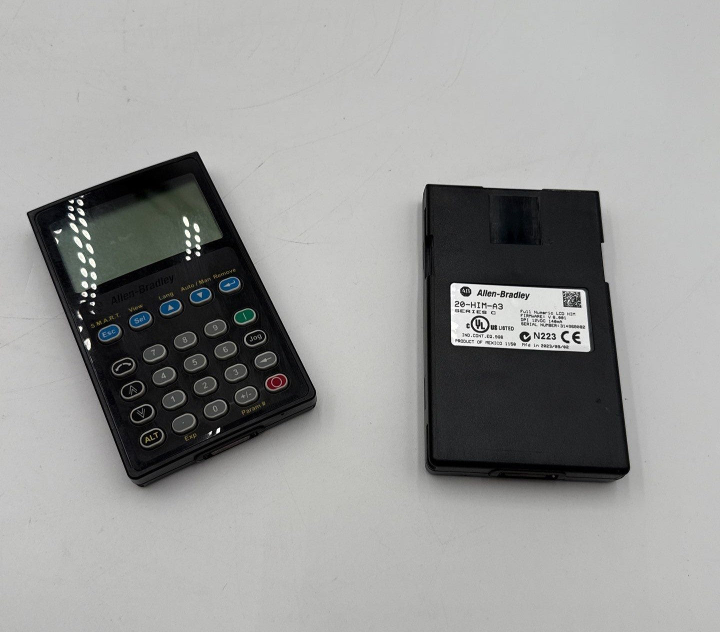 Allen Bradley PowerFlex 20-HIM-A3 Numeric LCD Keypad Series C V 6.001 12VDC DPI Used