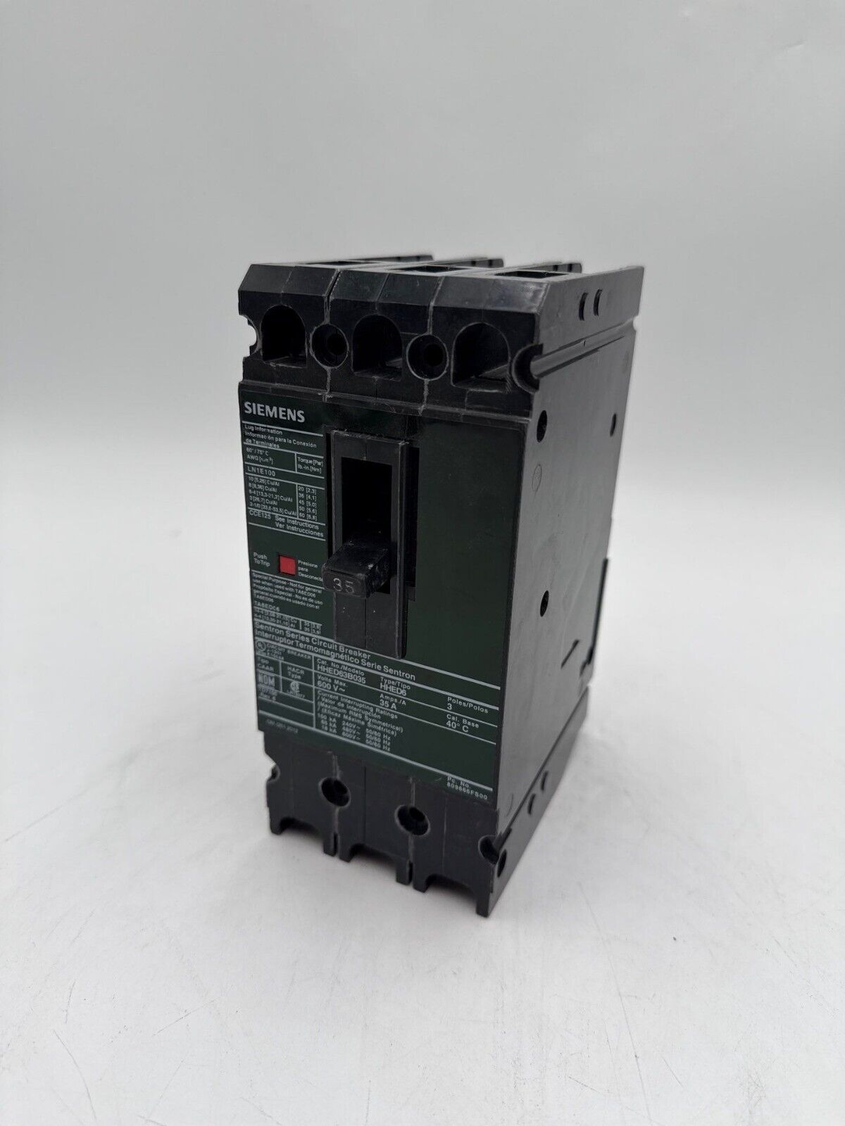 Siemens HHED63B035 Used