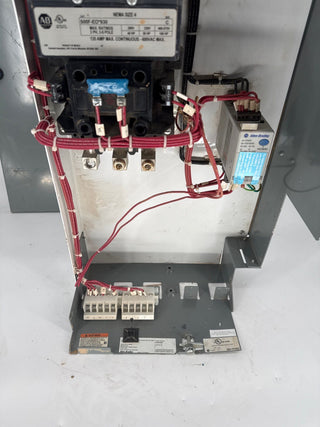 Allen Bradley AB 2100 38" Size 4 Starter 250A Breaker MCC MCCB Bucket Used