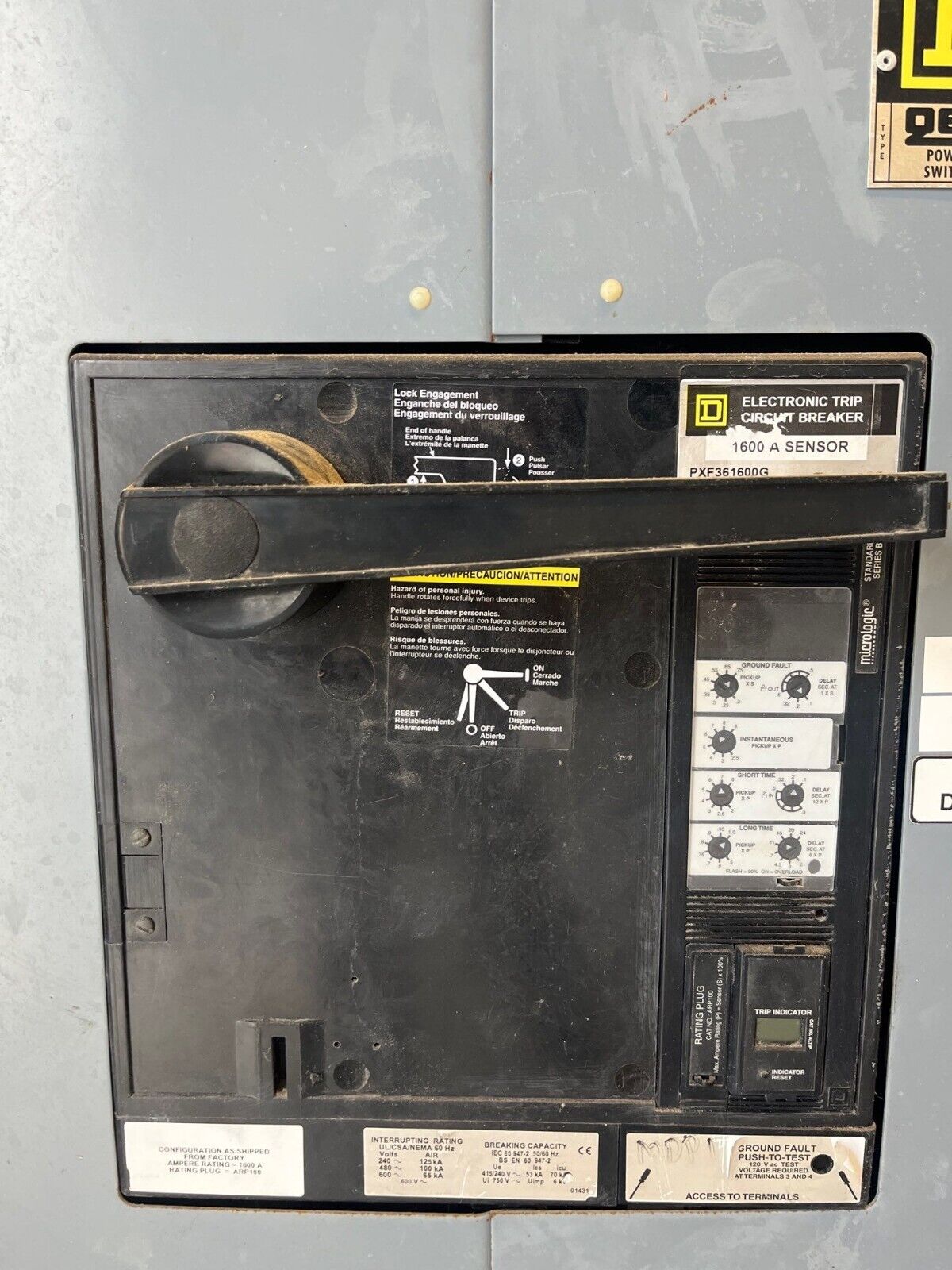 Square D PXF31600G Used